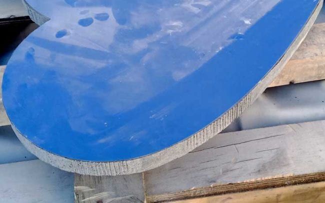 Stone edge profiling.